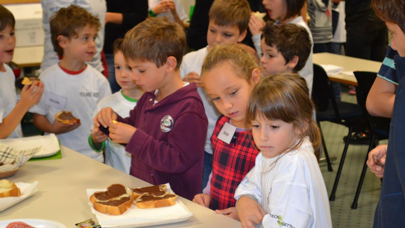 La merenda è un momento immancabile durante gli incontri del Coderdojo