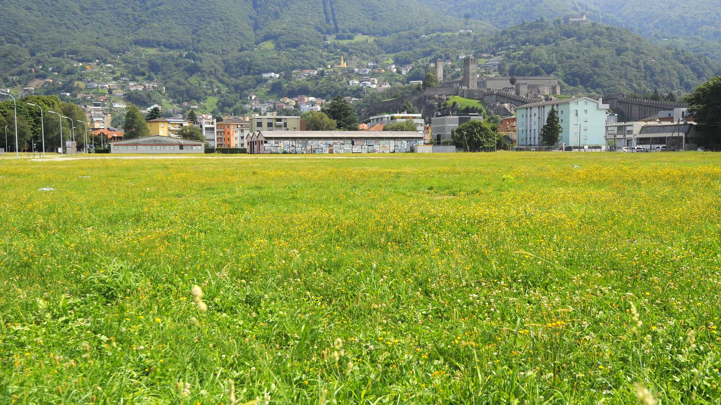 La zona dove sorgerà il nuovo stabile per il polo di ricerca