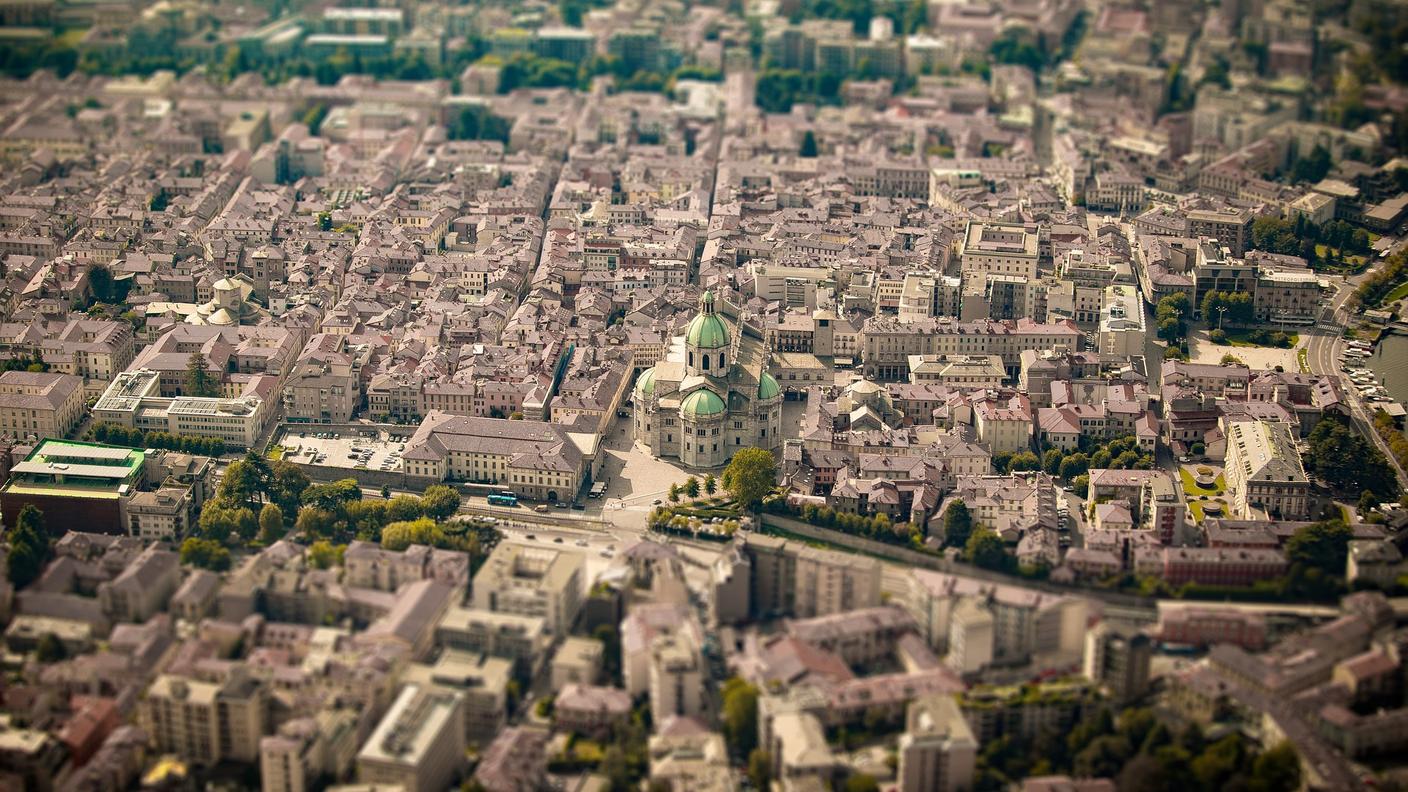 La struttura era nel centro storico della città