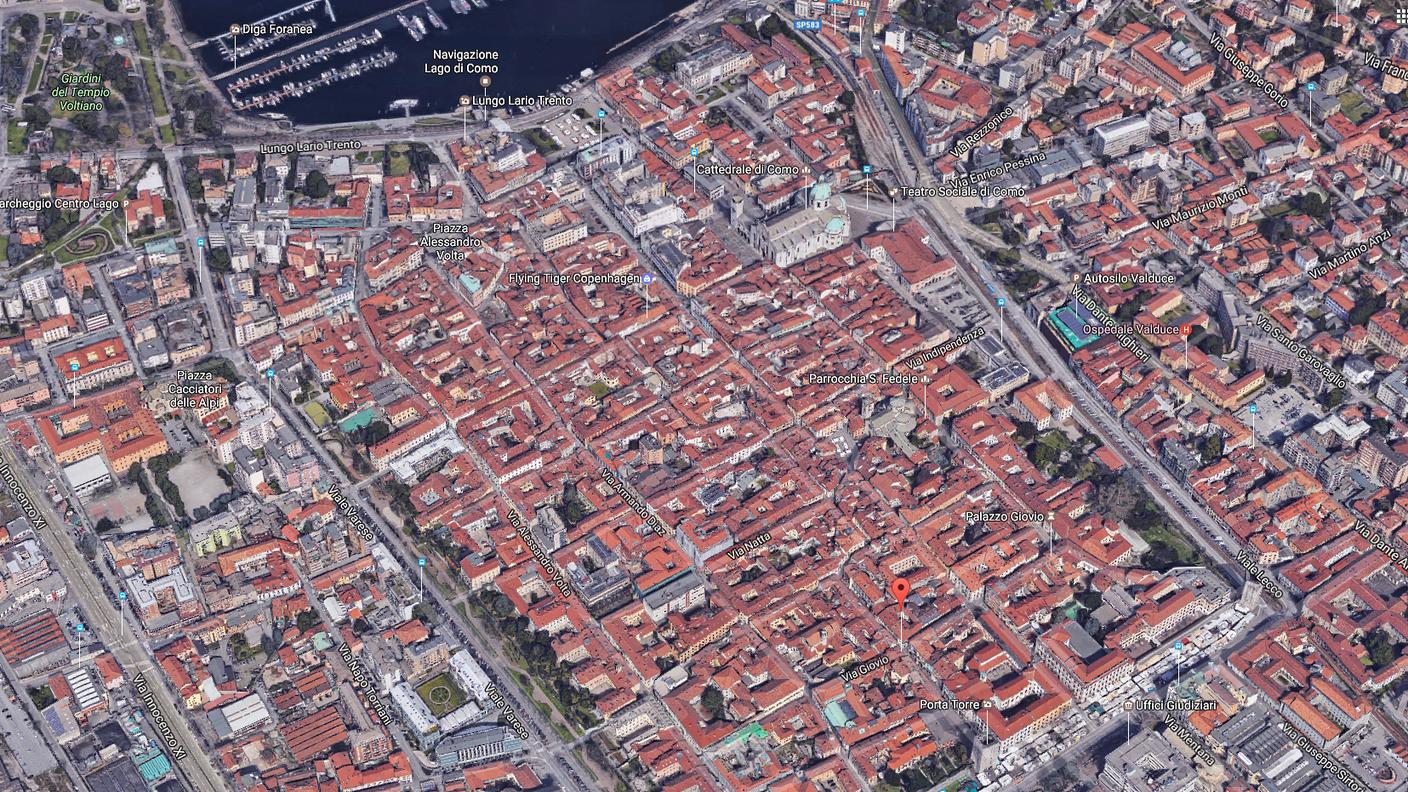 Via Giovio a Como