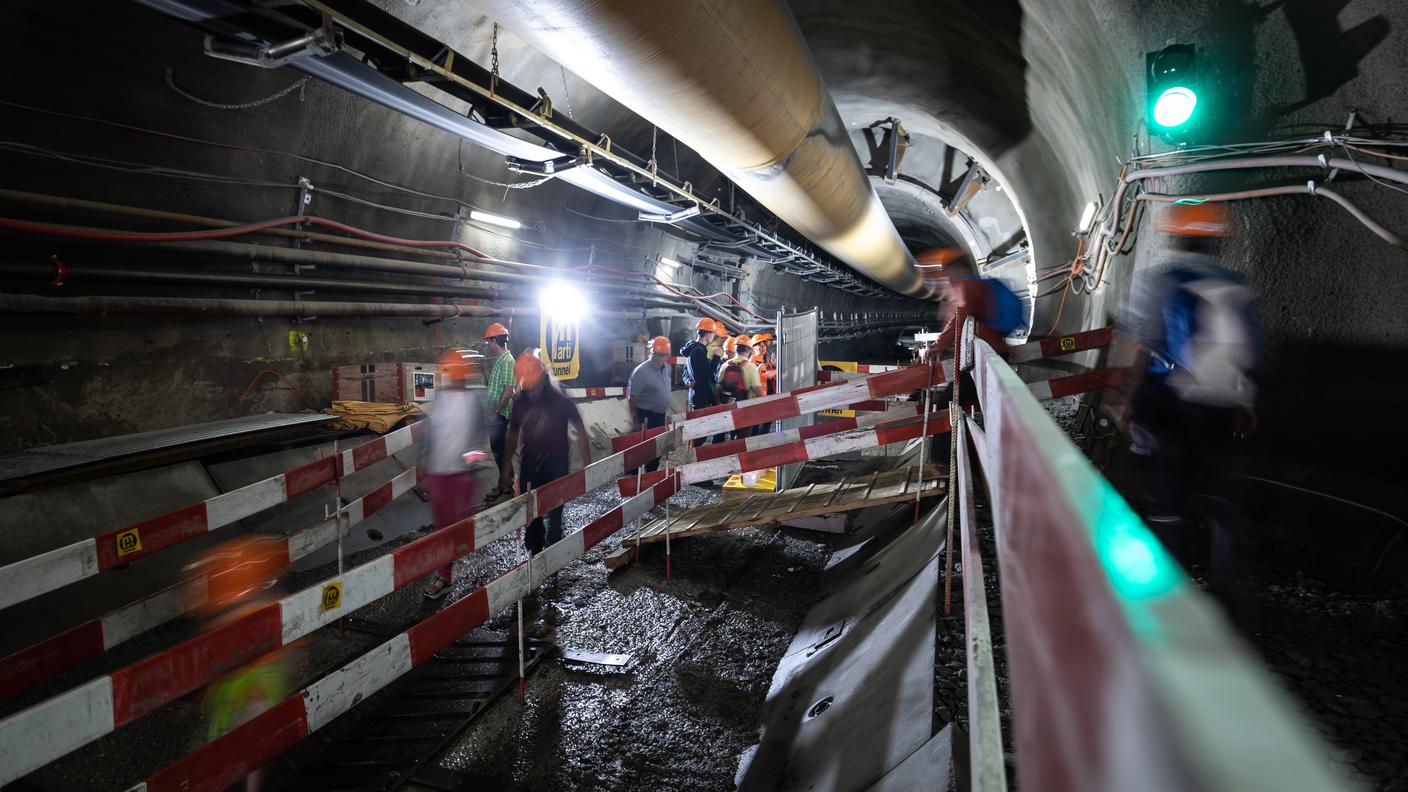 Alla scoperta del cantiere per il secondo tubo del San Gottardo