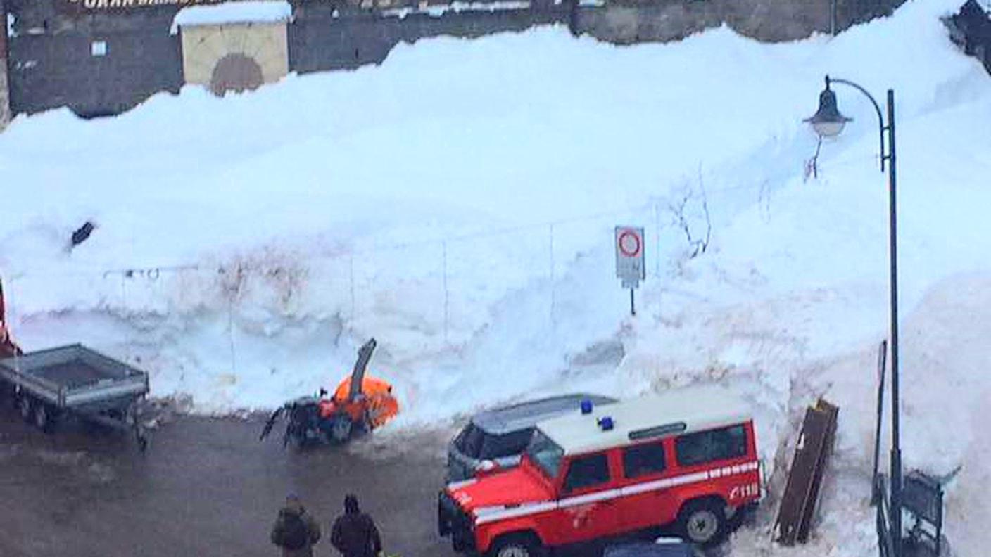 L'arrivo sul posto