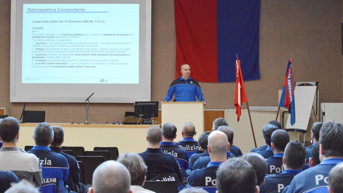 L'intervento del comandante Cocchi