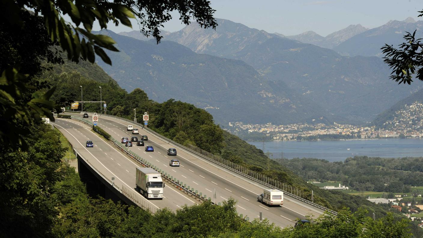 Le rampe del Ceneri sull'A2 