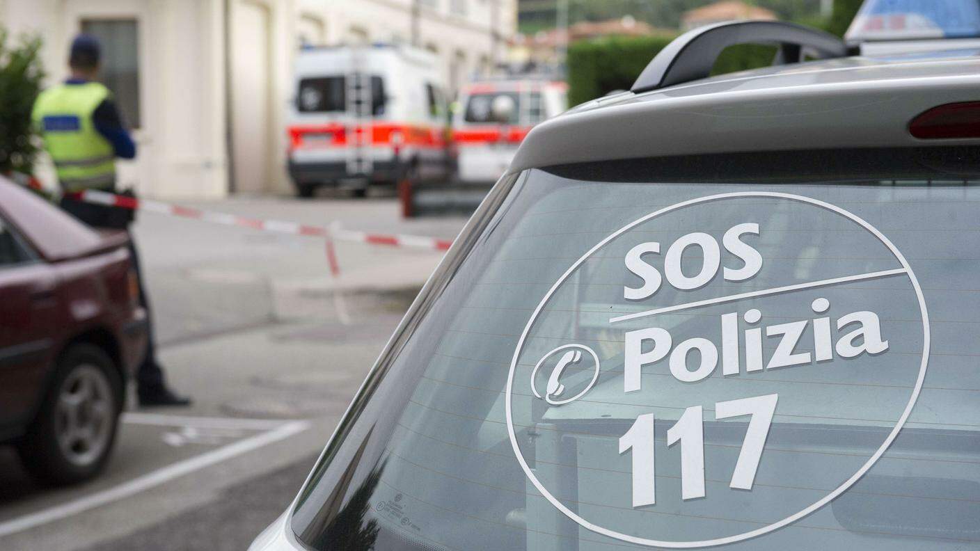 I picchiatori sono stati fermati dagli agenti della polizia di Lugano