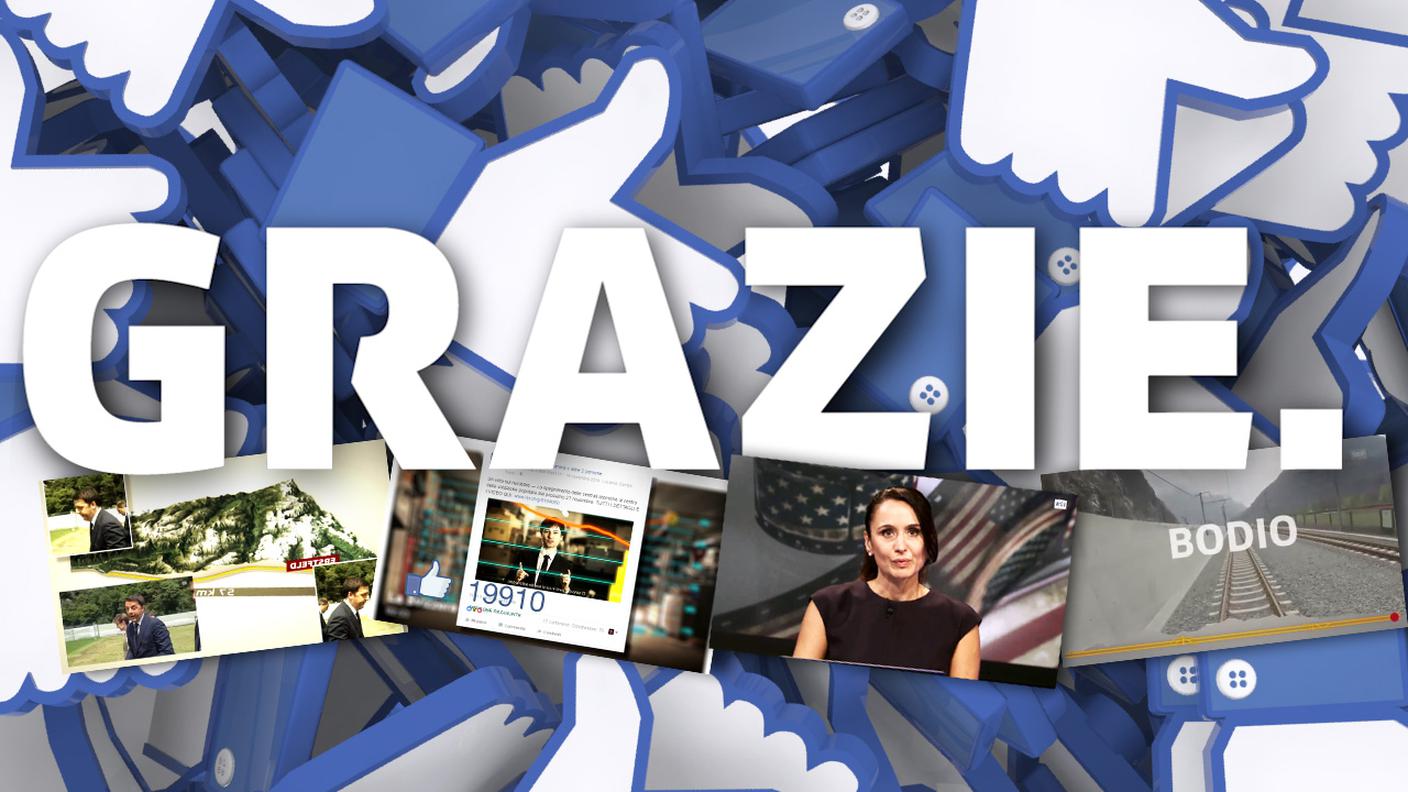 RSI News su Facebook supera il traguardo dei 10'000 like (Guarda il video)