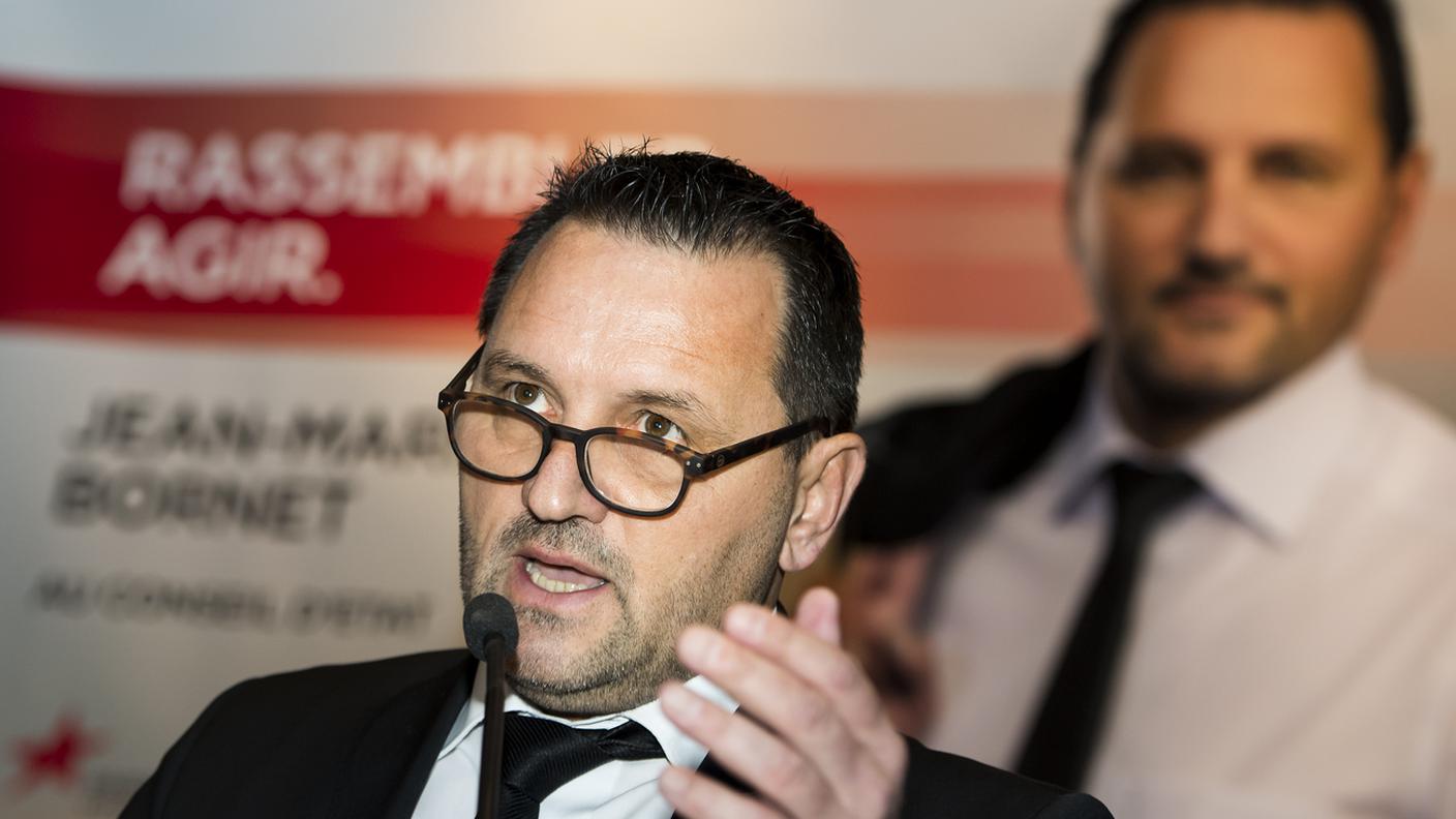 Jean-Marie Bornet, portavoce della polizia vallesana, è candidato al Governo per una nuova formazione politica
