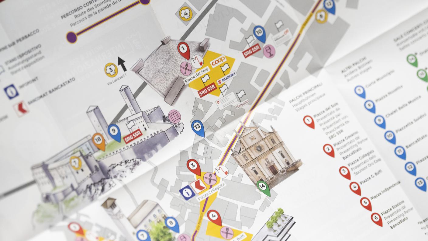 La mappa dell'evento