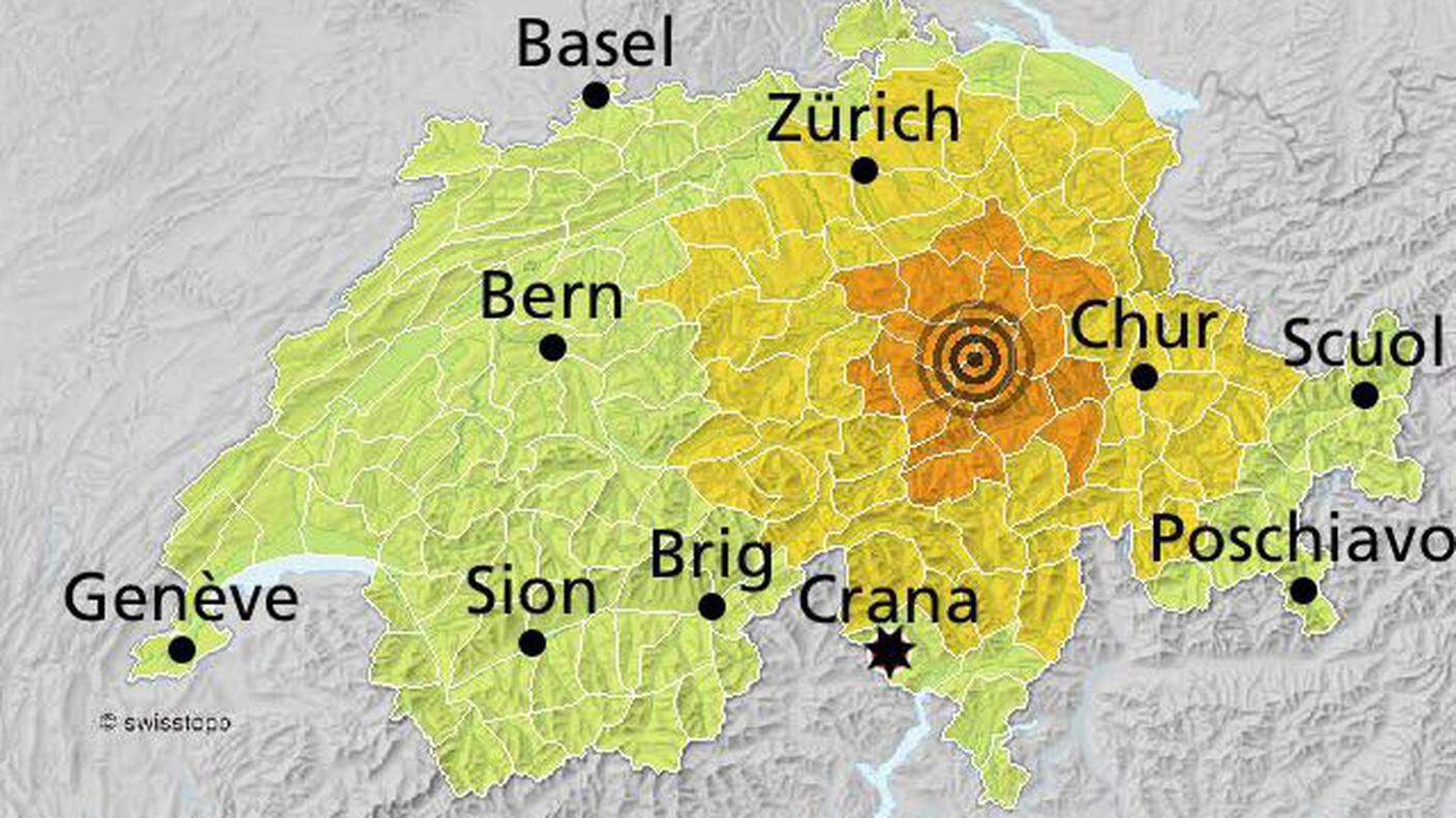 La zona del terremoto