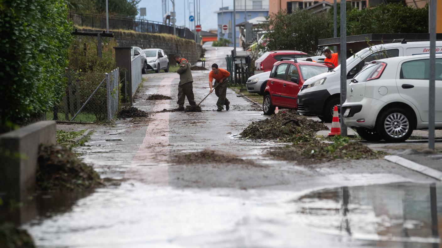 Lavori di ripristino a Solduno il 27 agosto