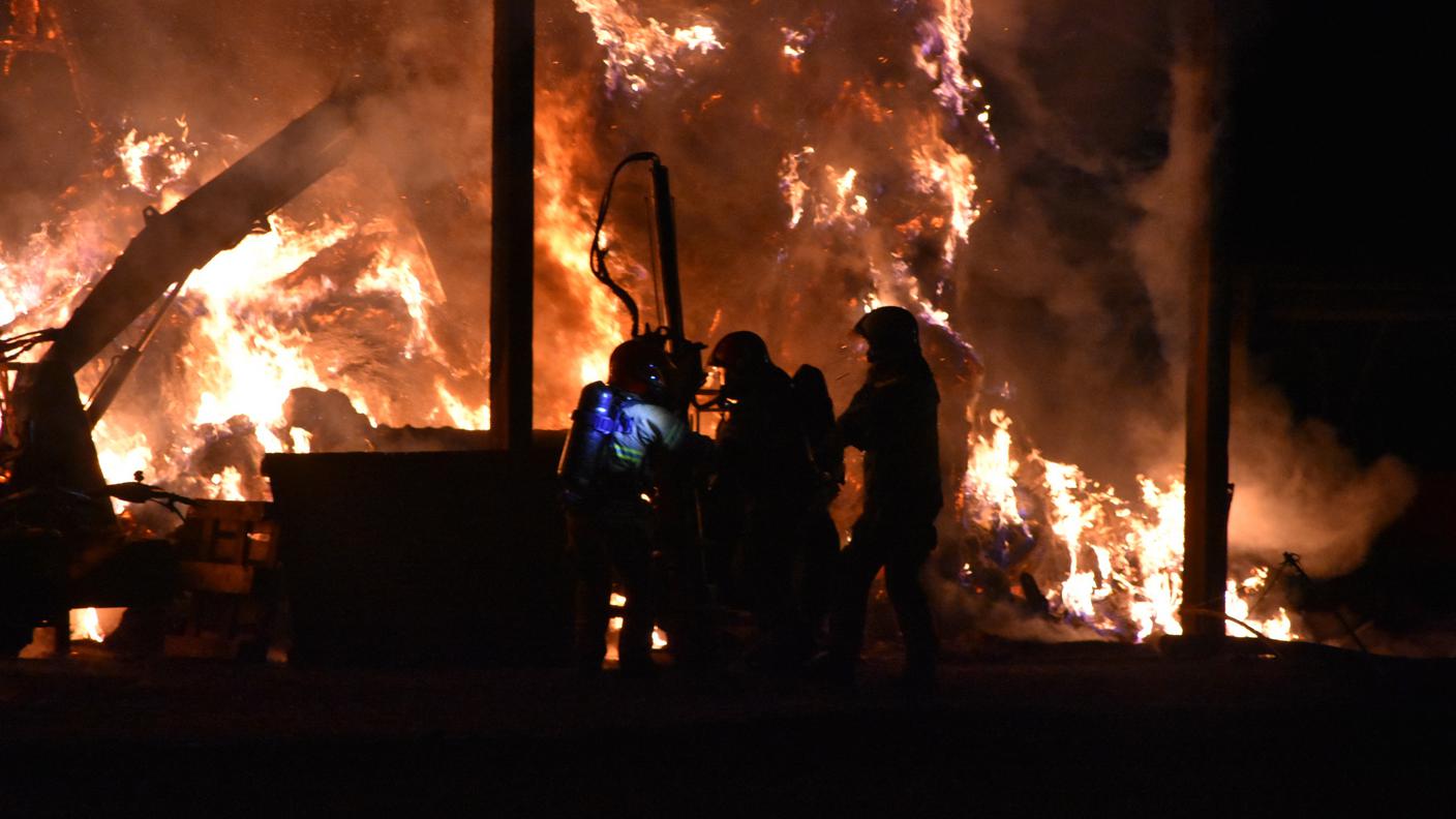 Incendio fattoria di Malvaglia