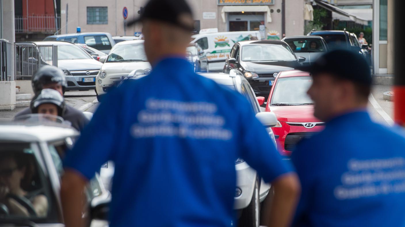 Gli agenti sono intervenuti poco dopo la la frontiera