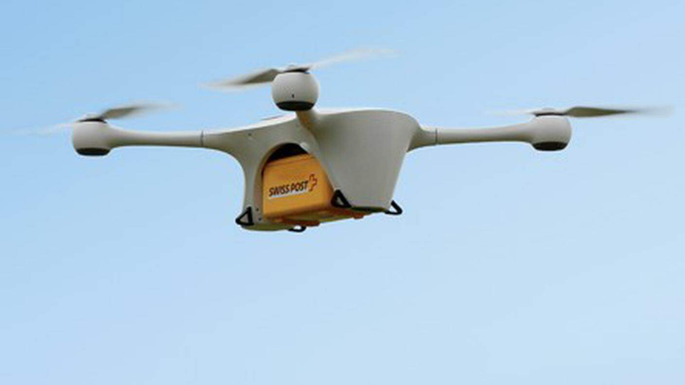 Un drone postino