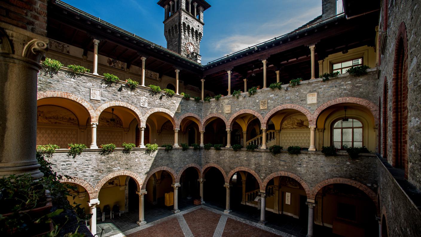 La corte interna del Palazzo comunale