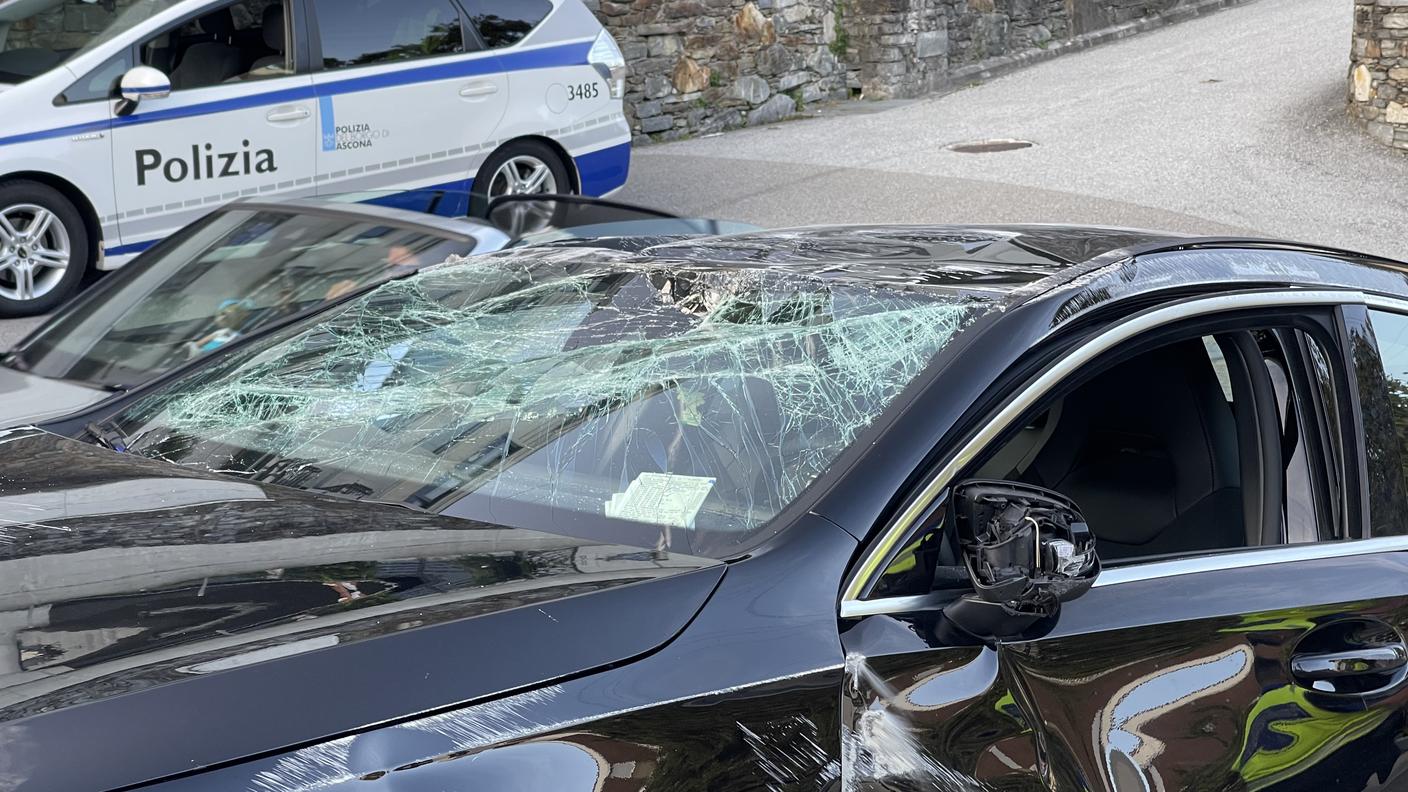 L'auto coinvolta nell'incidente