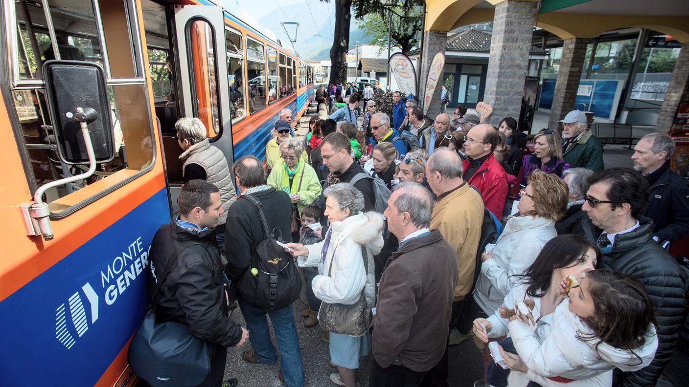 La calca come nelle metro