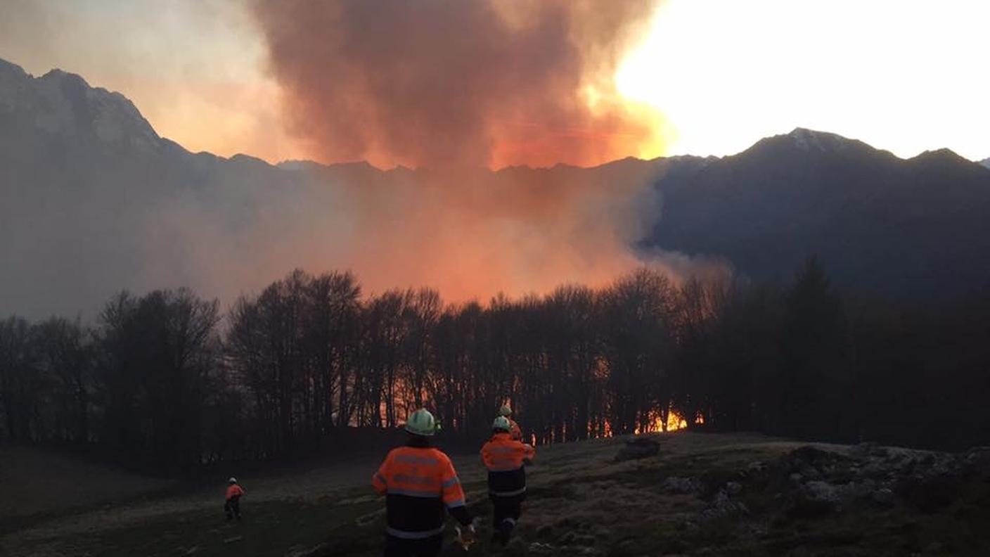 Le operazioni in corso da venerdì sui monti delle Centovalli