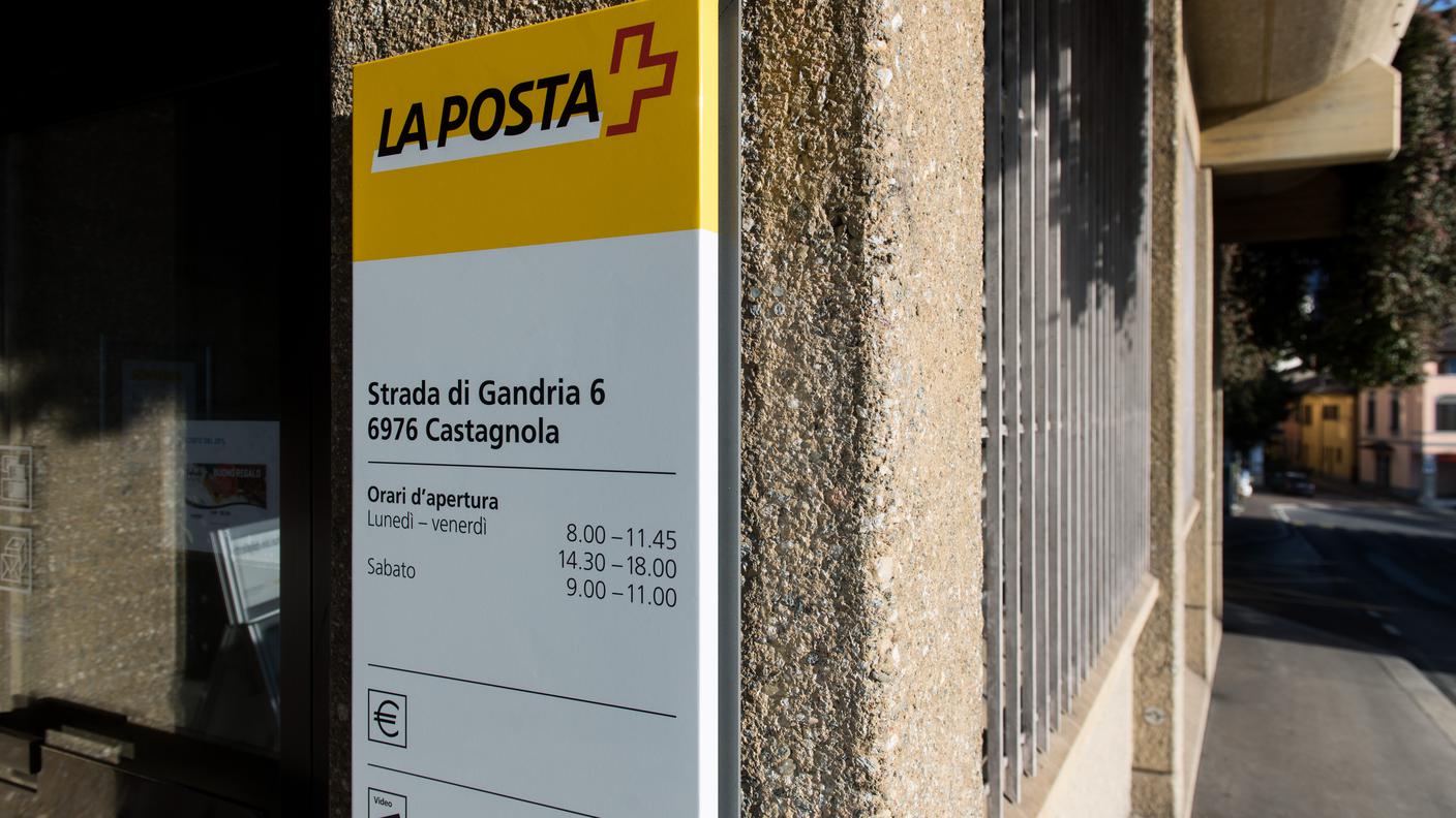 L'unico ufficio postale in tutta la collina di Brè è a rischio chiusura