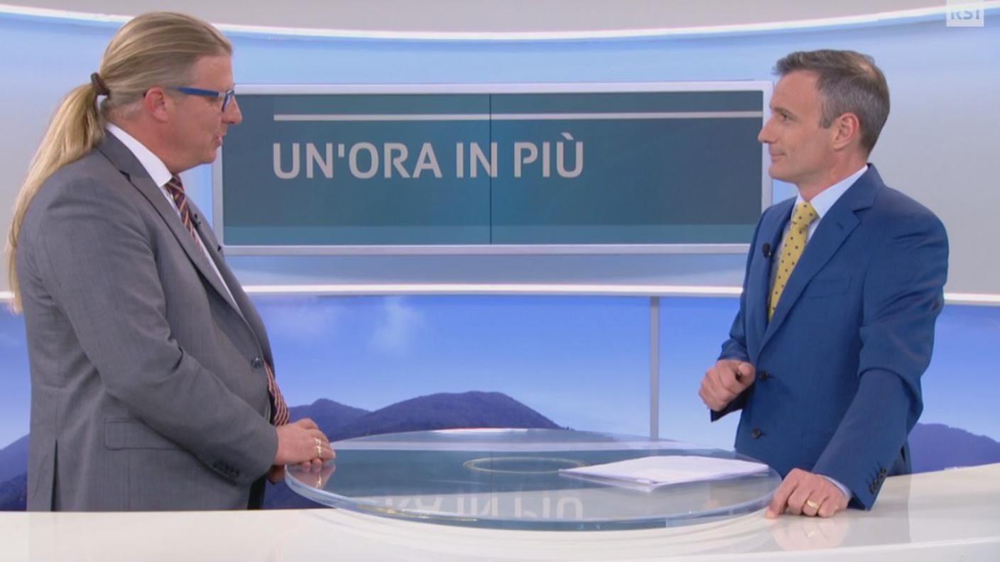 Massimo Suter intervistato da Christian Romelli durante il Quotidiano