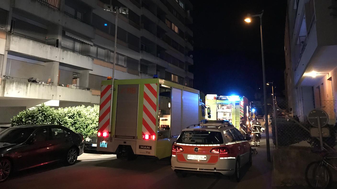 Intervenuti pompieri, polizia e soccorritori del SALVA