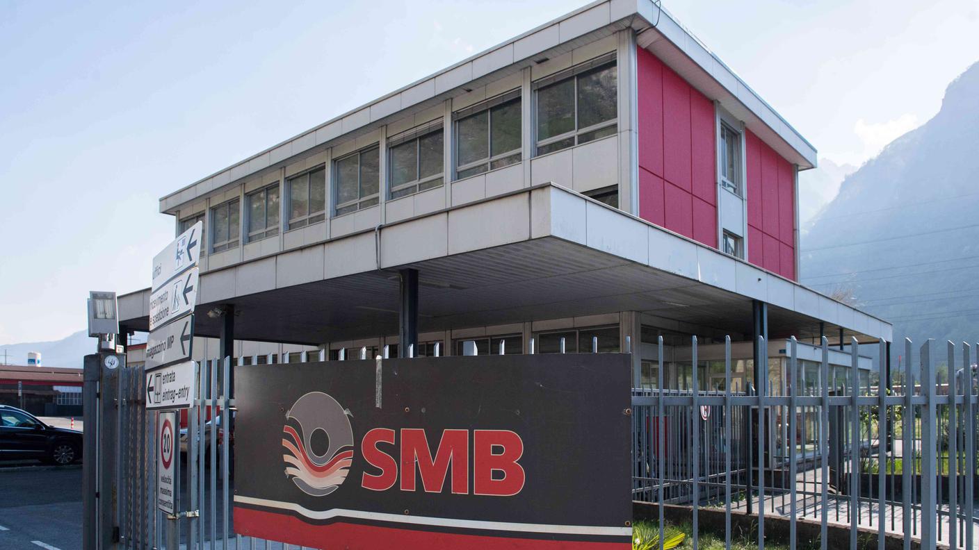 La palazzina amministrativa della SMB di Biasca