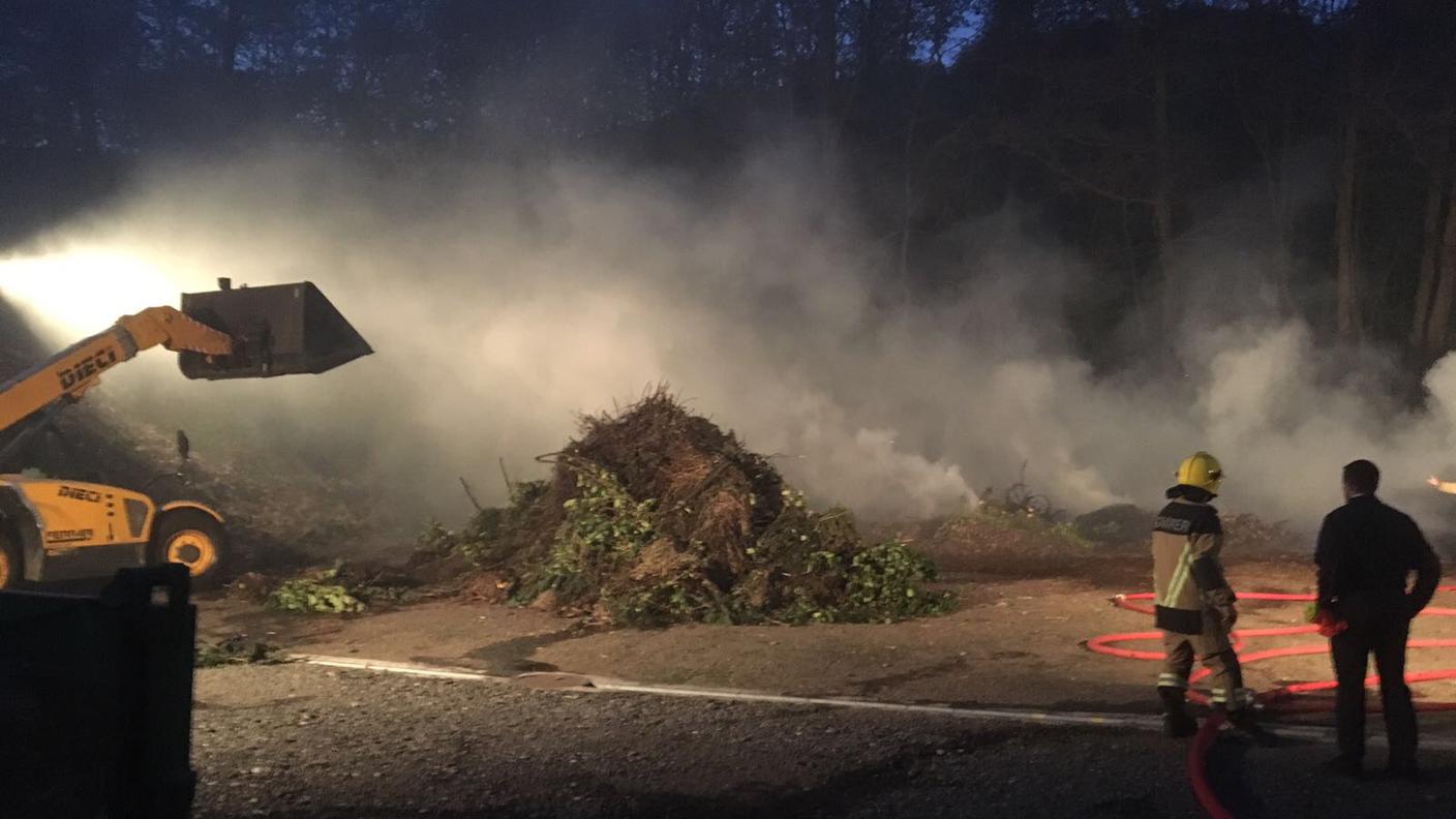 L'incendio è scoppiato verso le 20