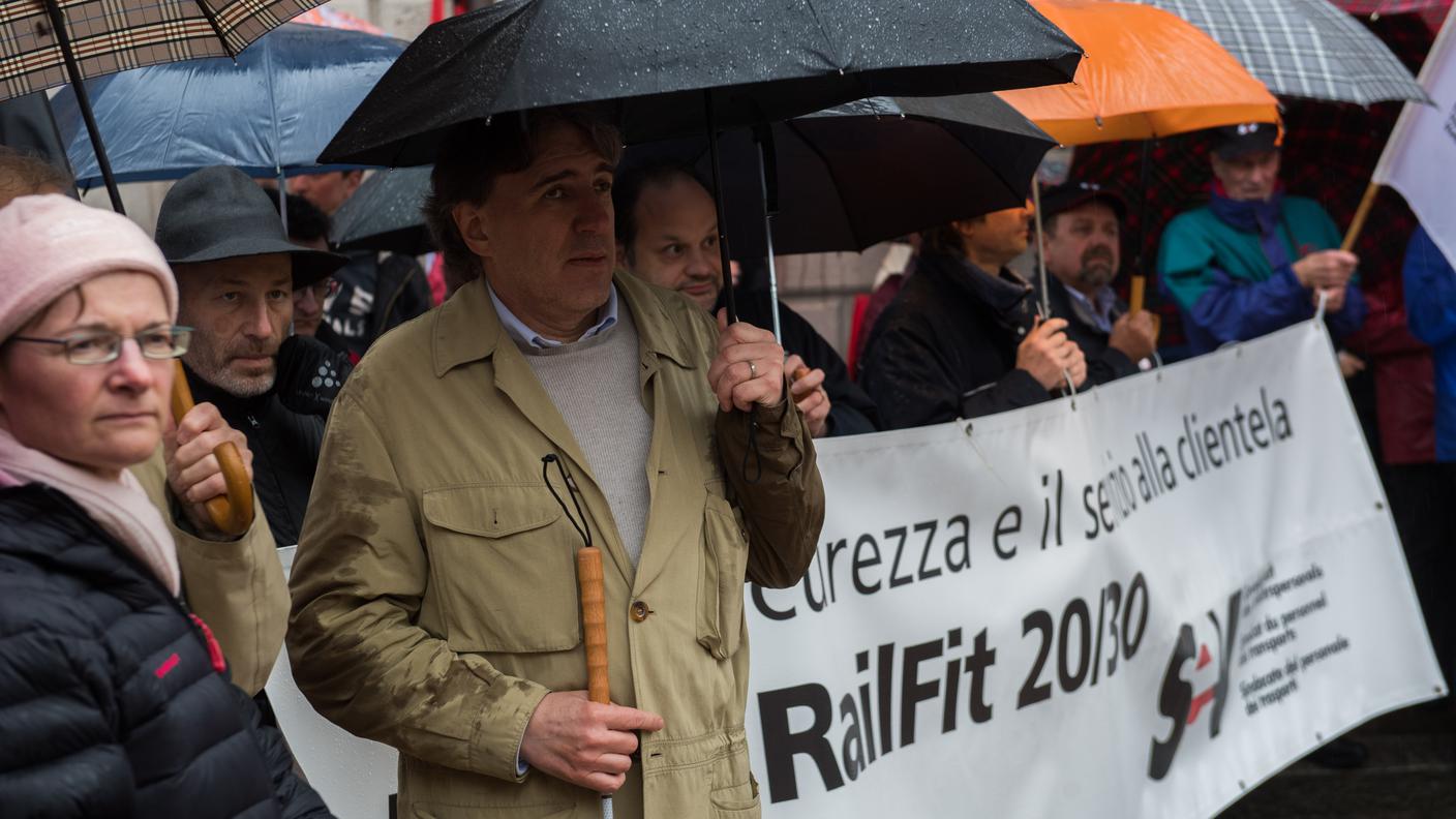 La municipale di Lugano Cristina Zanini e il ministro Manuele Bertoli