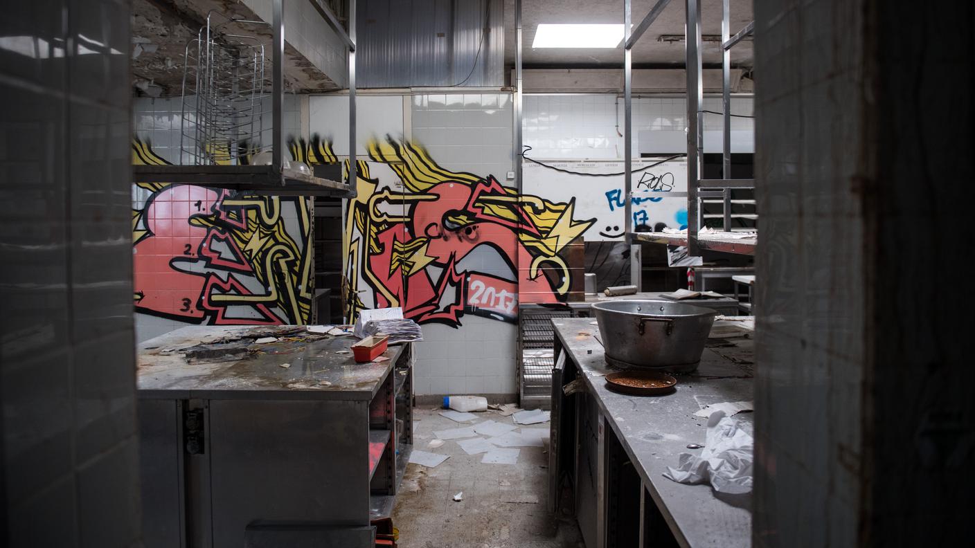 Un'immagine scattata all'interno dello stabile