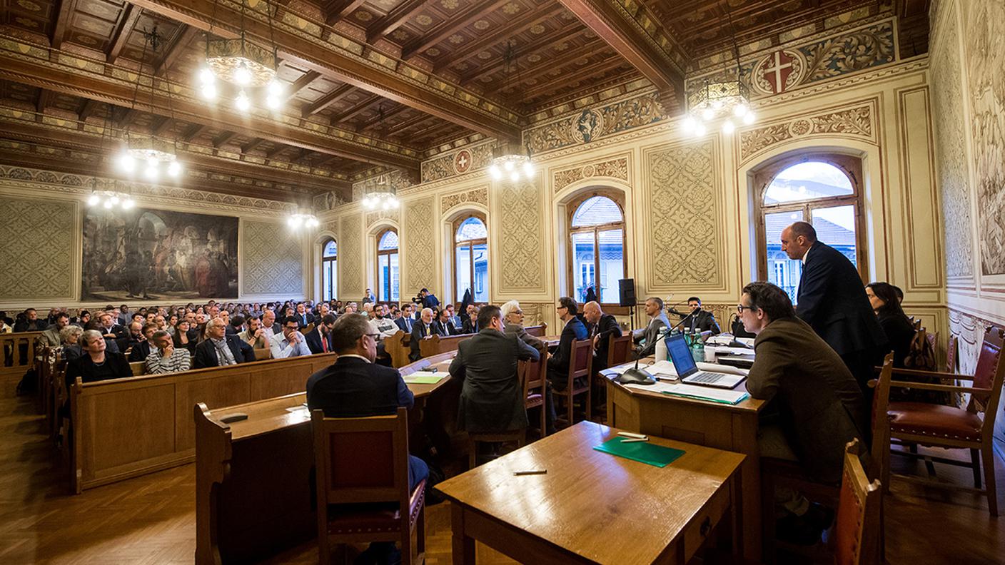 Un momento della seduta