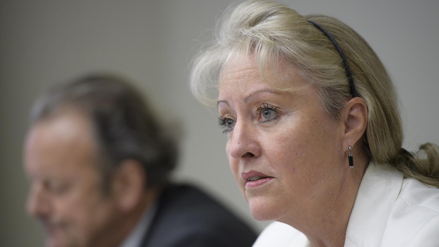 La presidente Barbara Janom Steiner