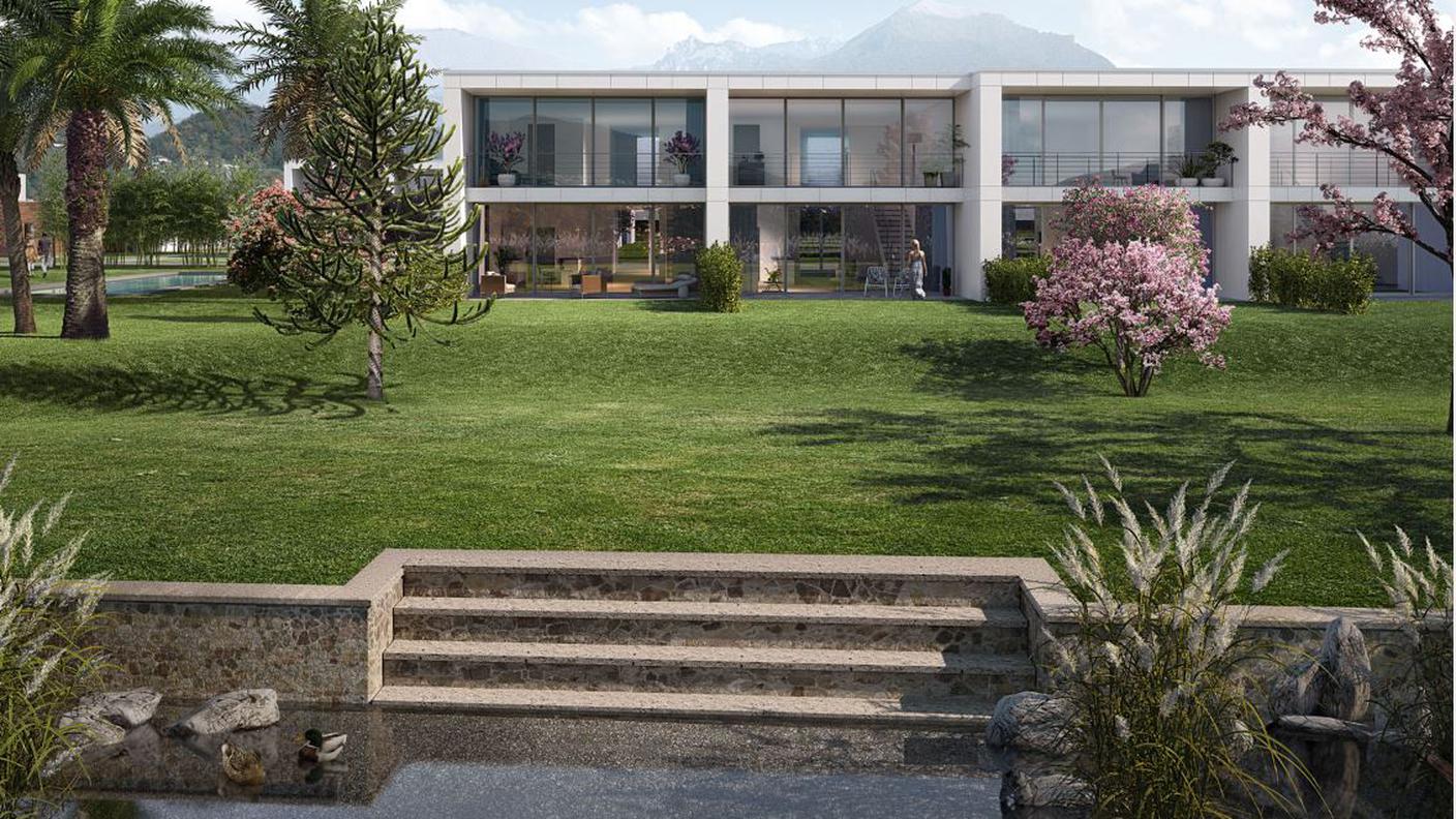 Villette in riva al lago