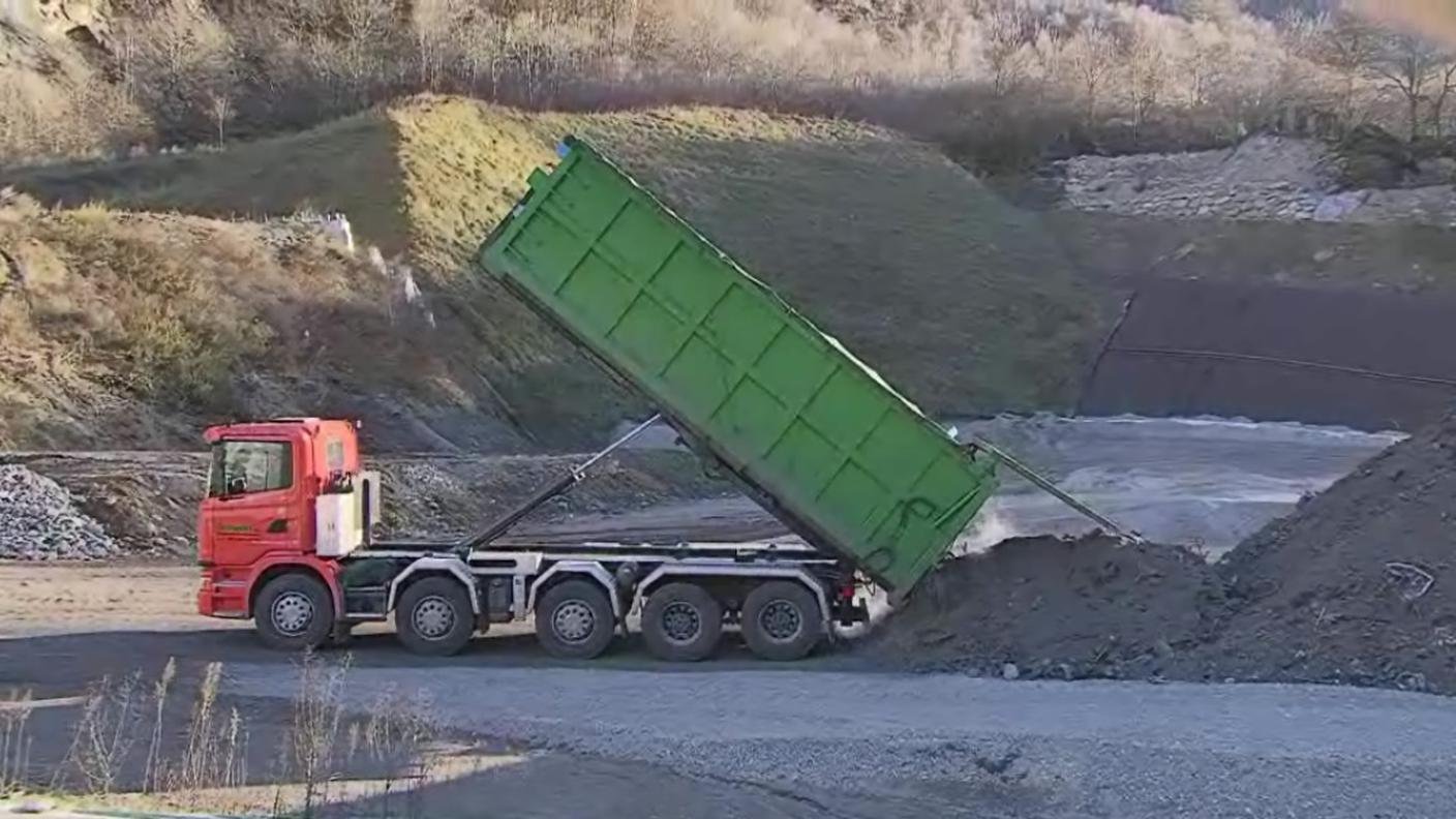 Ogni anno a Lostallo arrivano circa 38'000 tonnellate di rifiuti dei rifiuti