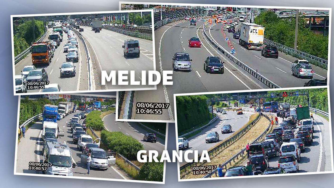 Traffico paralizzato
