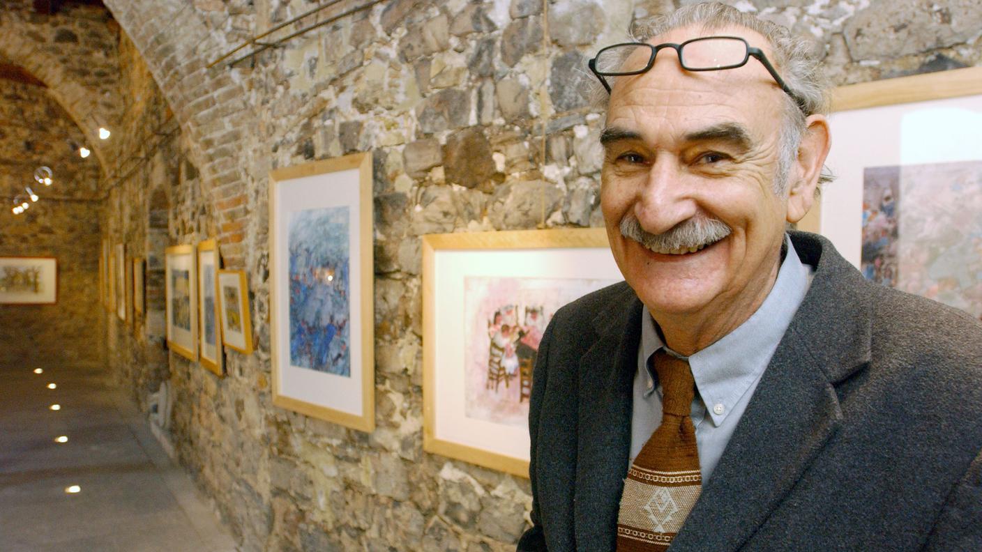 L'artista immortalato nel 2004