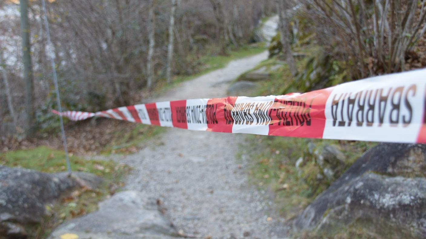 Il luogo dell'infortunio letale che si è verificato a Brione Verzasca