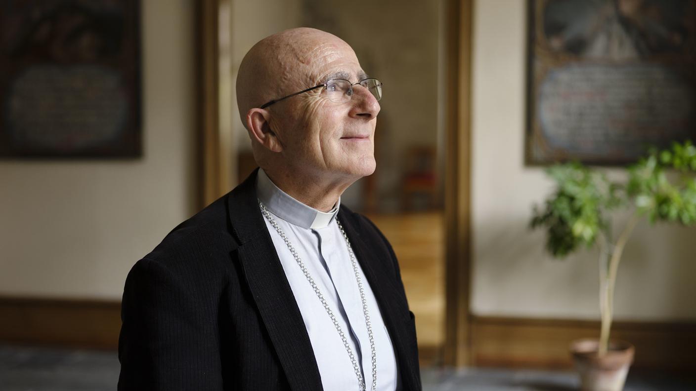 Il vescovo diocesano Joseph Maria Bonnemain