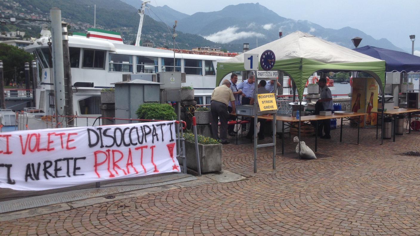 Braccia incrociate per i dipendenti della Navigazione