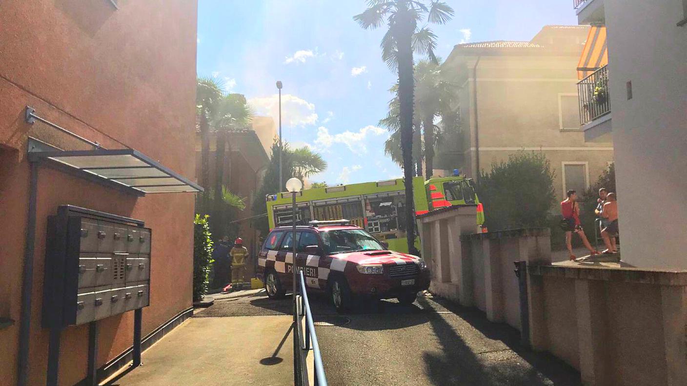 I pompieri di Locarno sono intervenuti