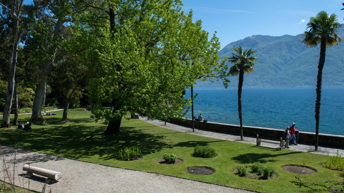 Uno scorcio sul parco botanico delle isole