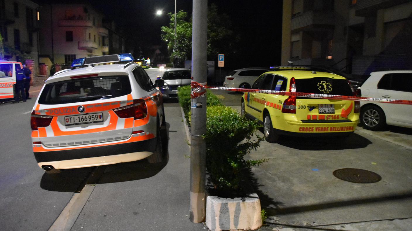 Via San Gottardo a Bellinzona, teatro del mortale incidente