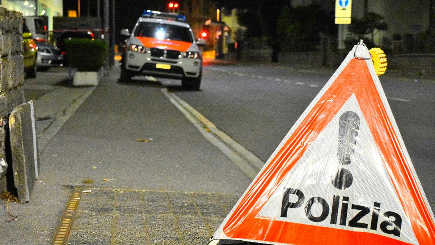 Intervento della Polizia cantonale a Bellinzona