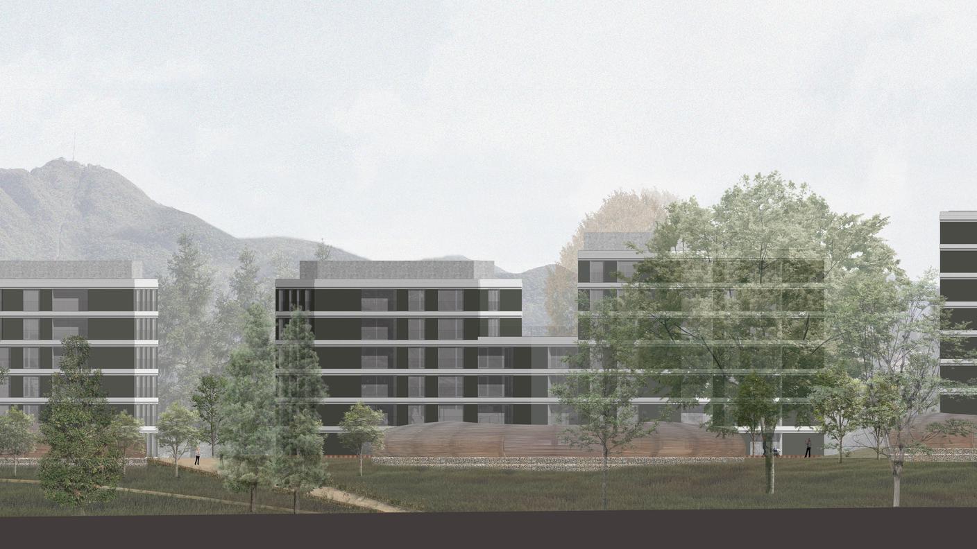 Il maxi progetto edilizio a Massagno