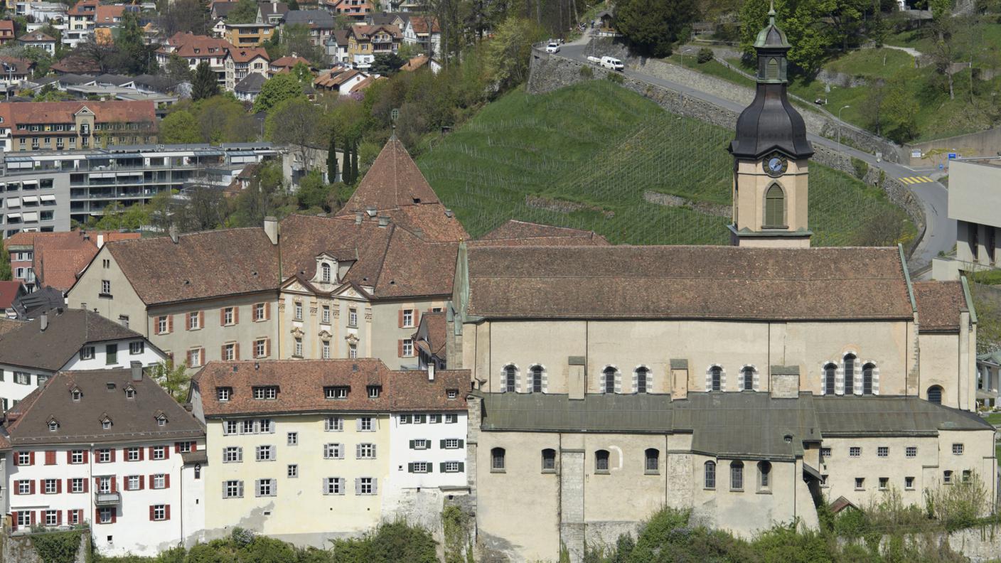 Il castello vescovile di Coira e la cattedrale di Santa Maria Assunta