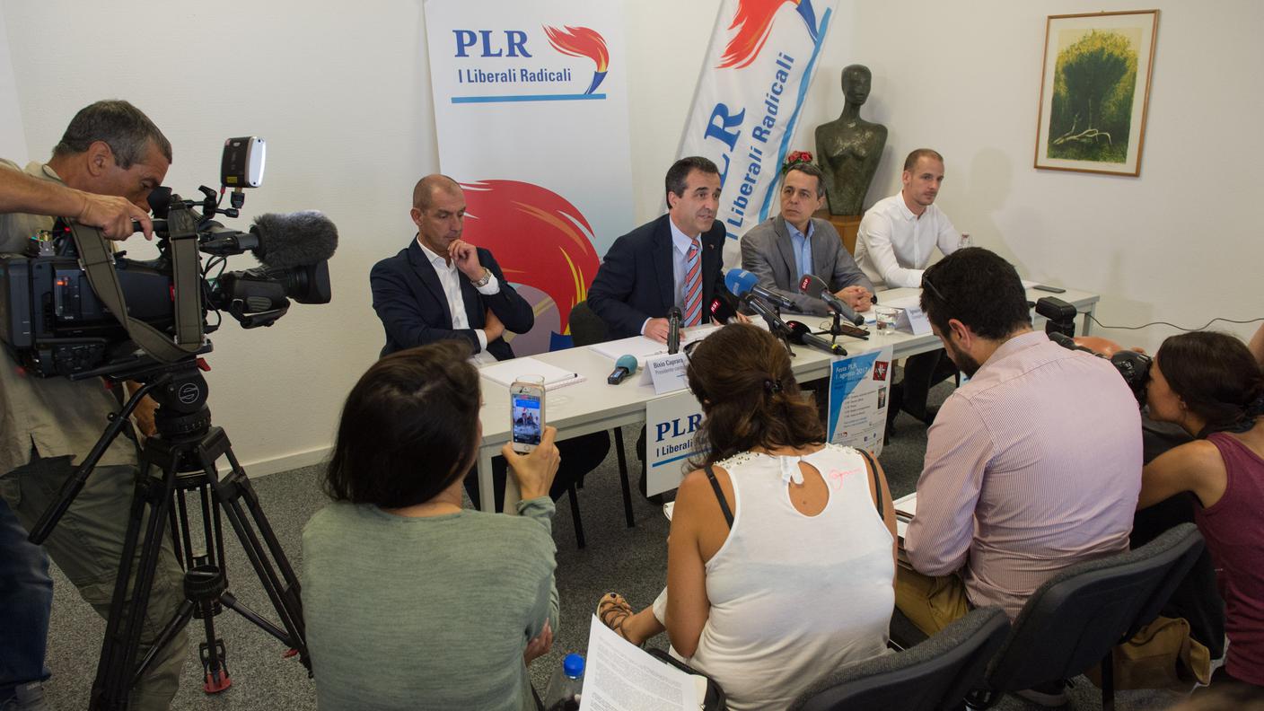 Gli altri partiti ticinesi hanno seguito con curiosità la conferenza del PLRT