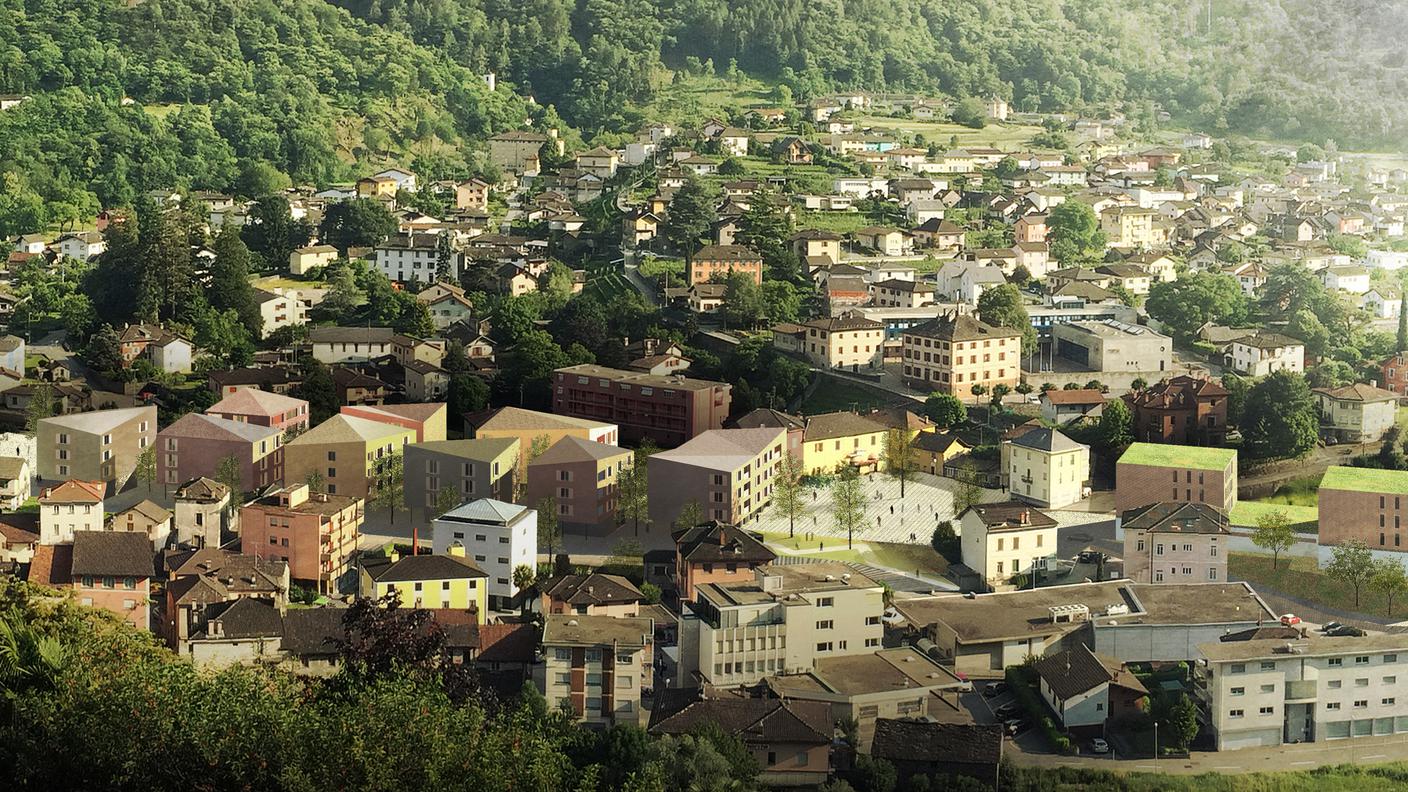 Roveredo dopo la ricucitura, secondo il progetto vincente