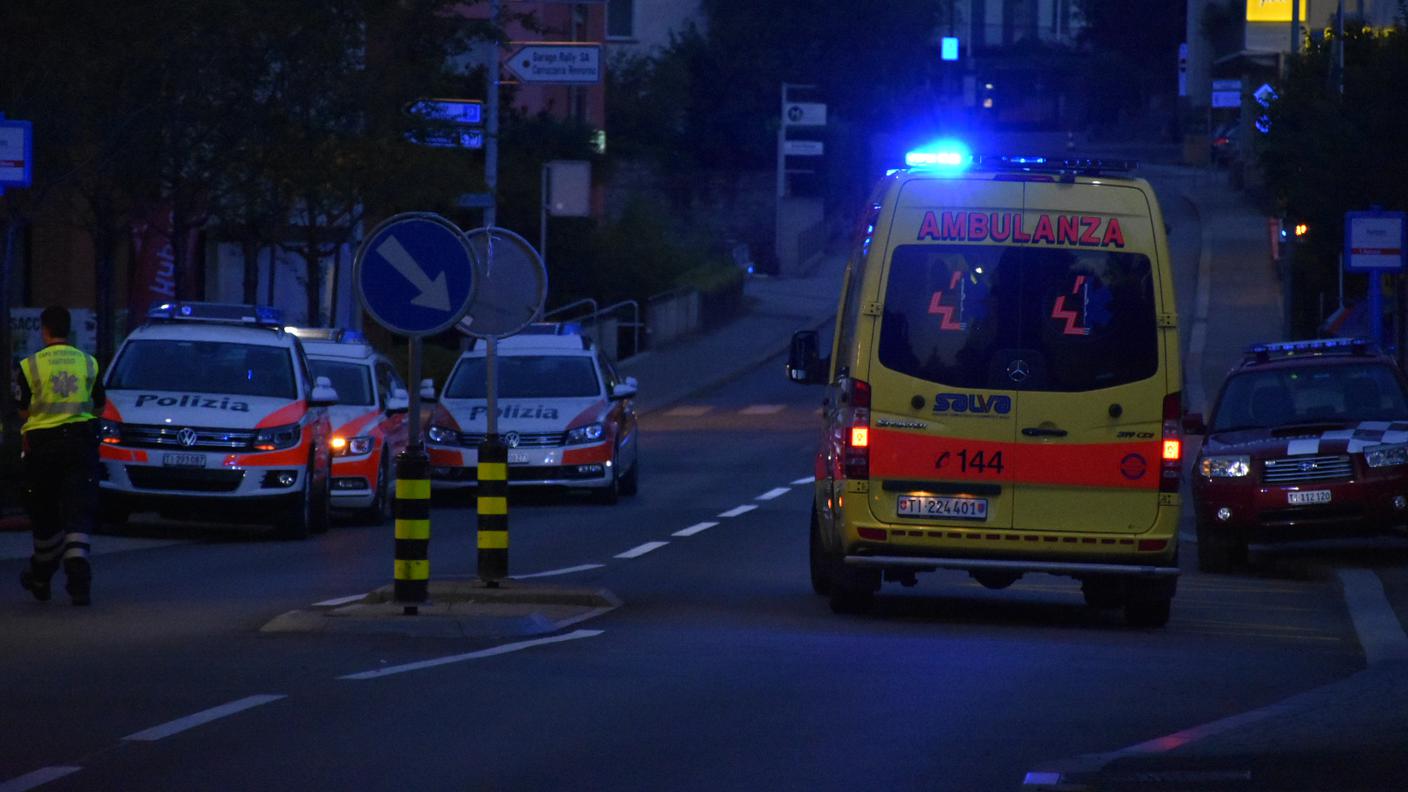 Incendio in via San Gottardo a Minusio