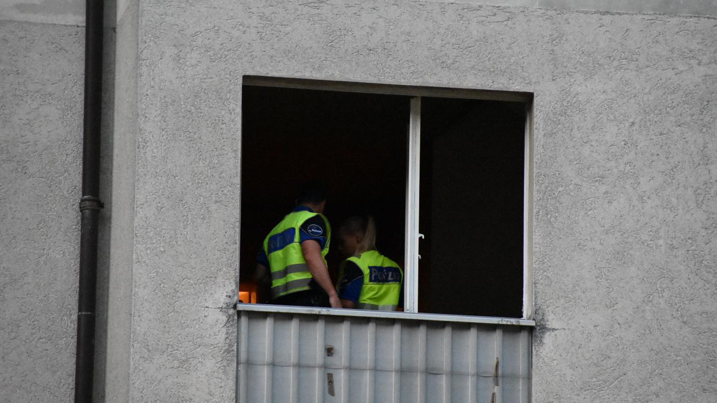 Sul posto anche la polizia cantonale