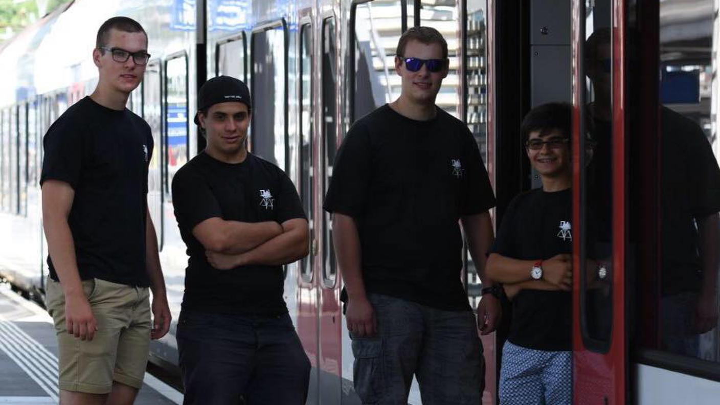 I quattro sono pronti: l'avventura scatterà alle 6.13 da Bellinzona