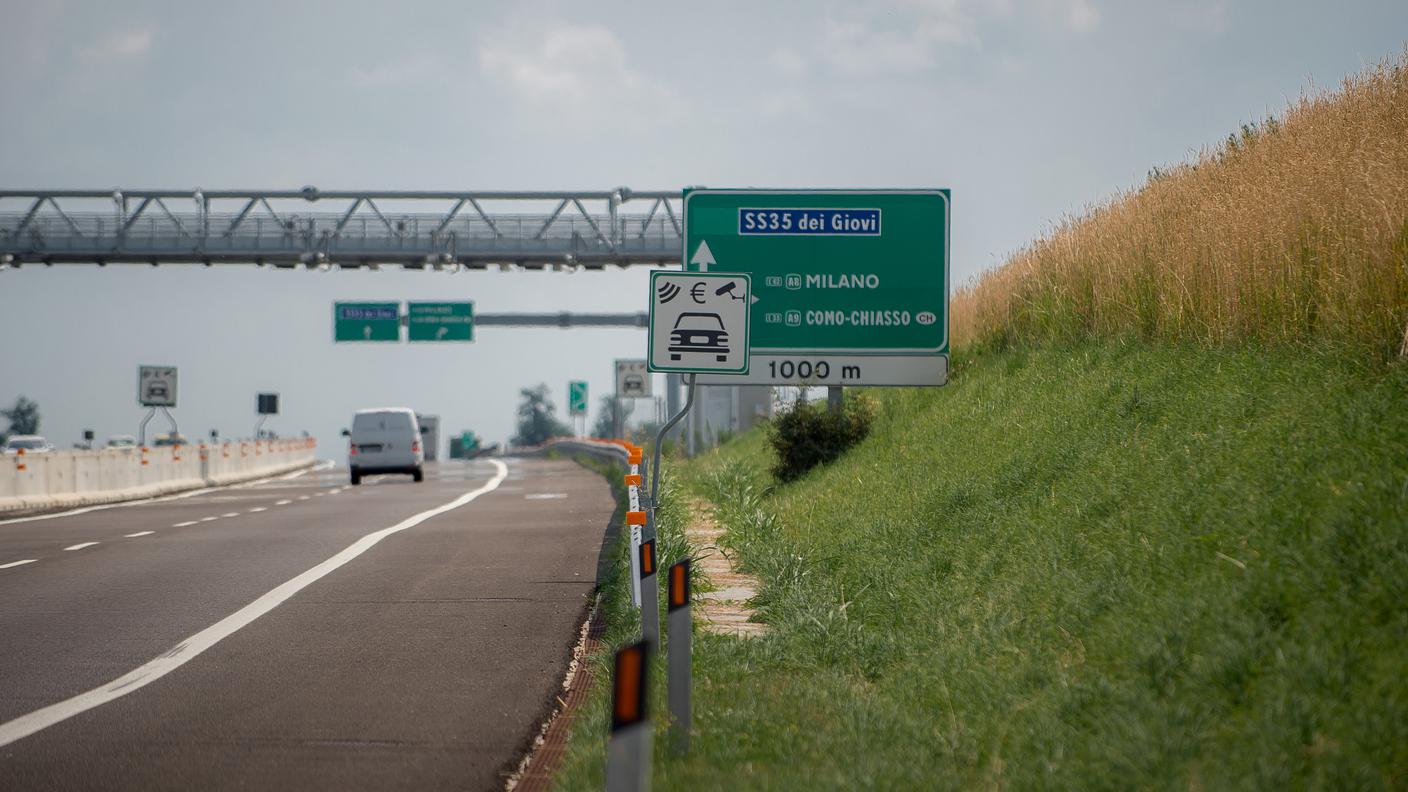 Un tratto dell'Autostrada Pedemontana Lombarda