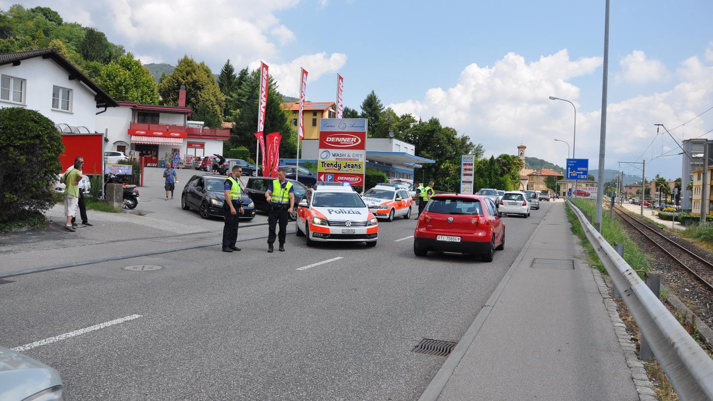 Gli attimi dopo l'incidente